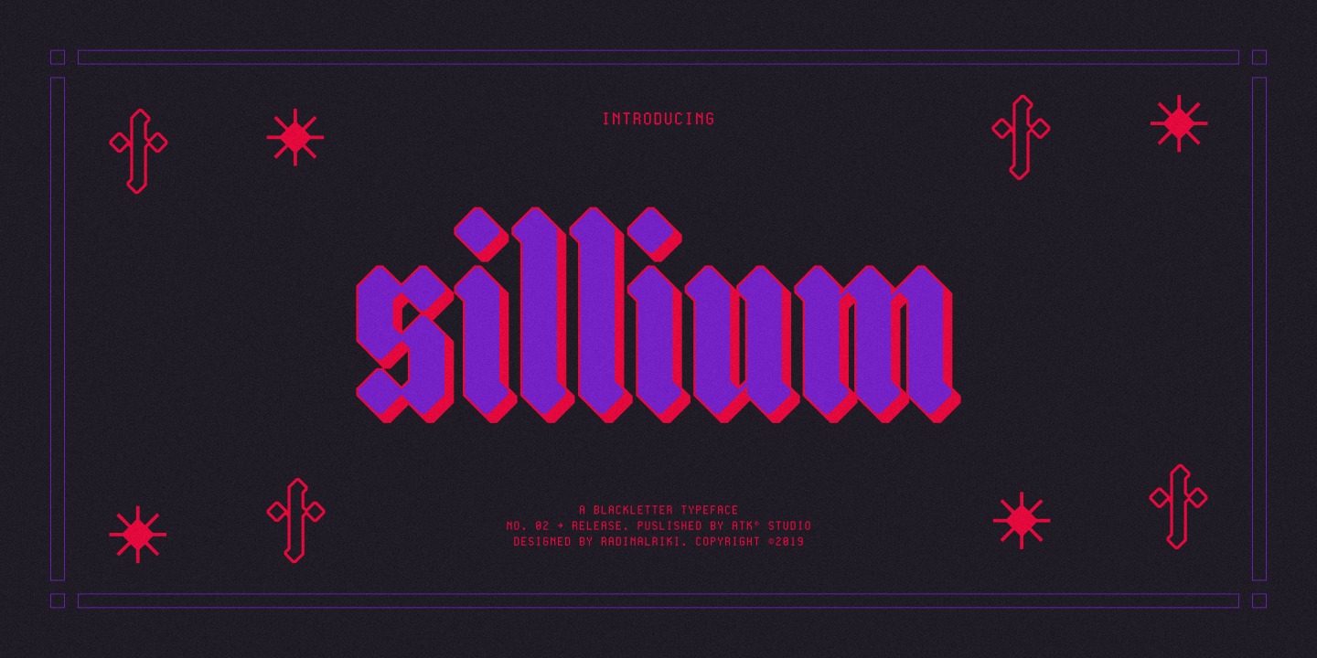 Sillium Font preview